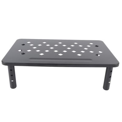 Ymiko Monitor Stand Riser Adjustable Height Clover Hole Design Comfortable Productive Laptop Printer