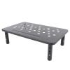 Ymiko Monitor Stand Riser Adjustable Height Clover Hole Design Comfortable Productive Laptop Printer view 2