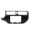 Car 2 Din Audio Radio Fascia Frame Compatible with KIA Rio 2012 9 Inch Big Screen Stereo Dash Fitting Panel Trim Kit with SRS Hole(Rio Left) view 1