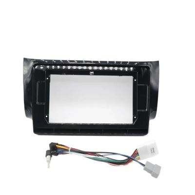 KITQLPG 2 Din 10.1 Inch Car Radio Fascia Compatible with Nissan Sentra Sylphy 2012-2019 Stereo Panel Dashboard Installation Trim Kit DVD Frame Bezel(Black-UV-Cord)