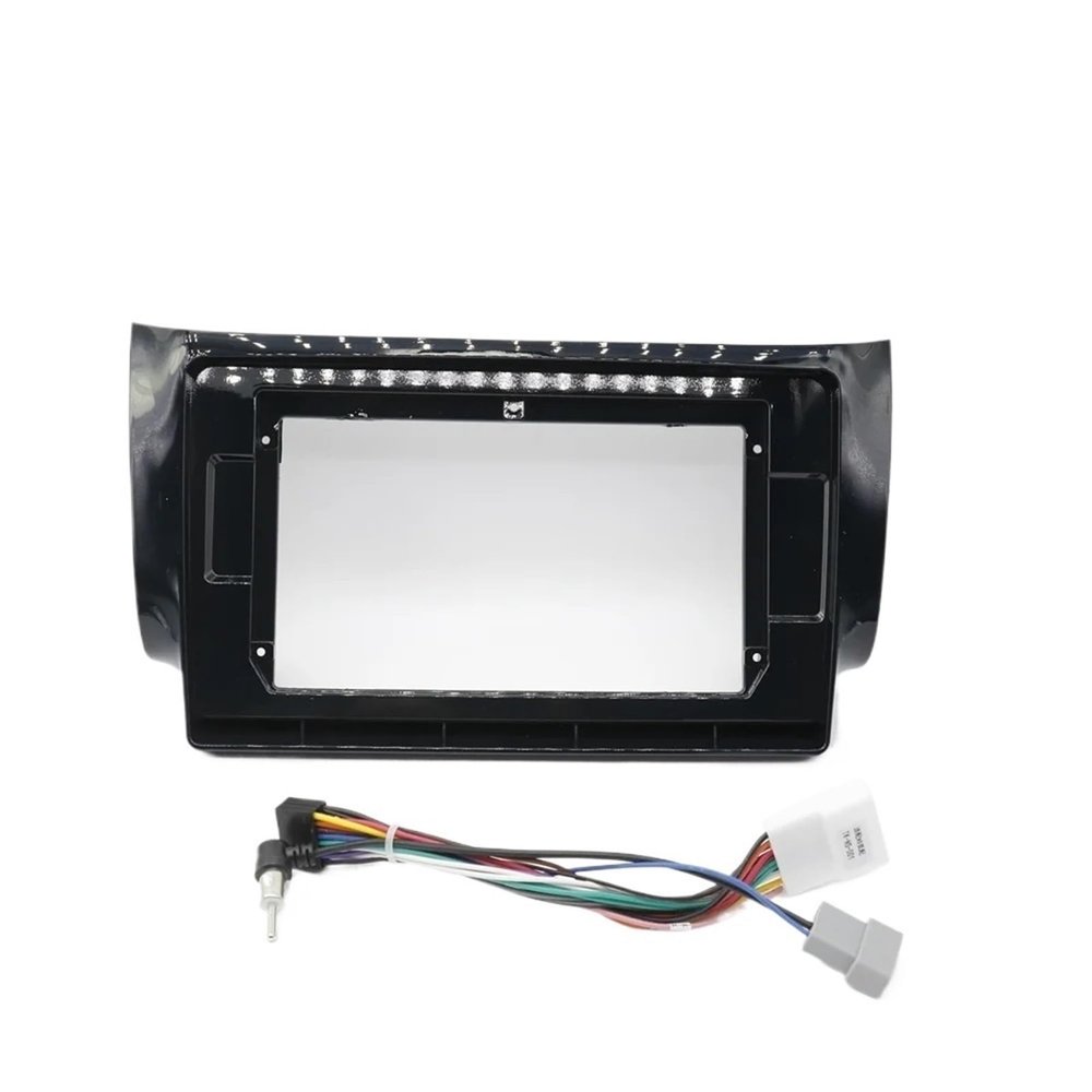 KITQLPG 2 Din 10.1 Inch Car Radio Fascia Compatible with Nissan Sentra Sylphy 2012-2019 Stereo Panel Dashboard Installation Trim Kit DVD Frame Bezel(Black-UV-Cord)