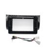 KITQLPG 2 Din 10.1 Inch Car Radio Fascia Compatible with Nissan Sentra Sylphy 2012-2019 Stereo Panel Dashboard Installation Trim Kit DVD Frame Bezel(Black-UV-Cord) view 1