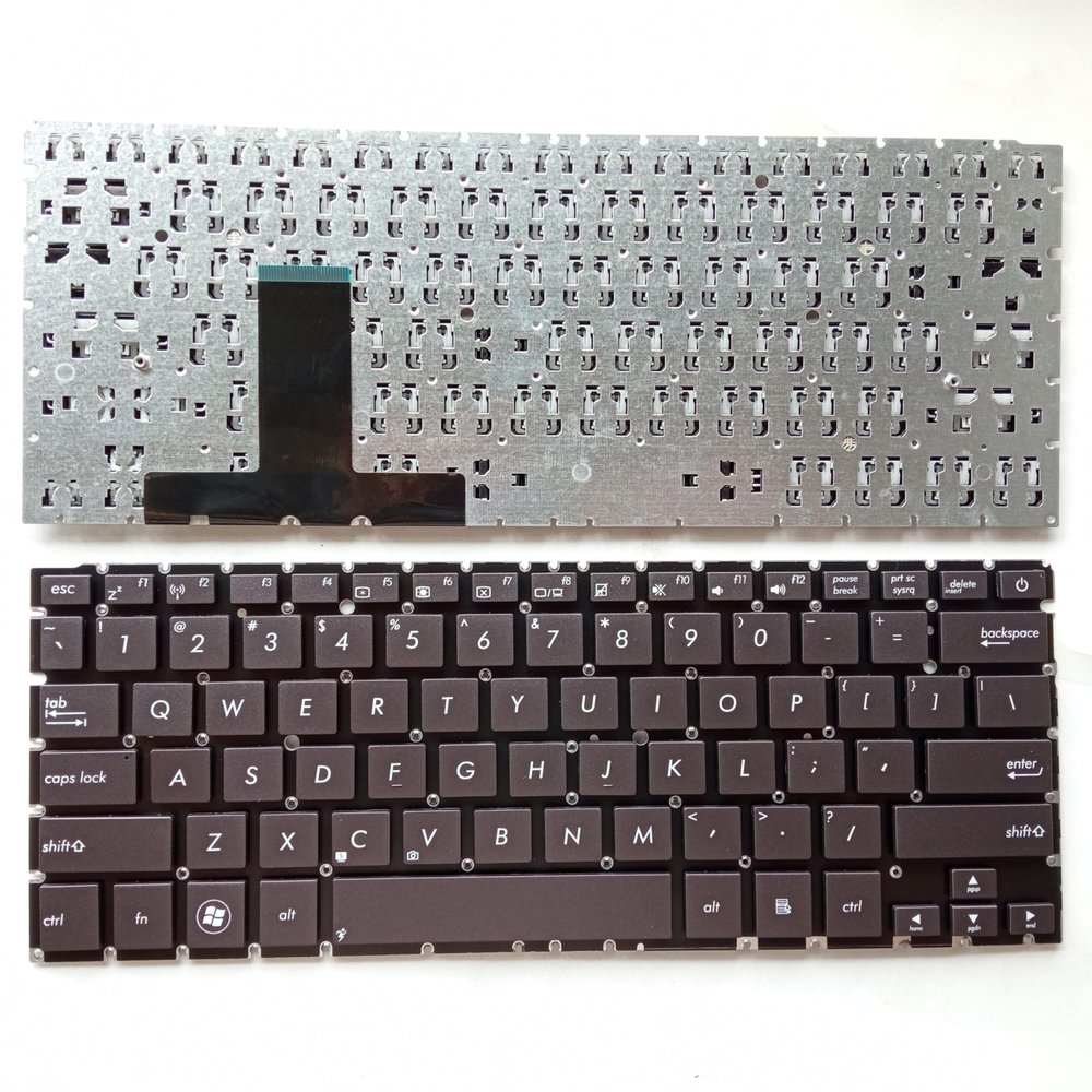 Eobruweo Laptop Replacement Keyboard US for Asus UX31 UX31A UX31LA UX31E U38 U38D U38DT Without Frame No TrackPoint No Backlit Brown