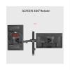 (400mm) K2-240 Desktop Stand Full Motion 360 Degree Steel Dual Monitor Holder 10"-27" clamp Base Monitor Mount Arm Load 15kg view 2