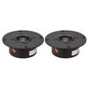 HIFIDIY LIVE 2PCS HiFi 4 inch Tweeter Speaker Unit 25-core Black Silk Membrane 8OHM 30W Home Film Treble Loudspeaker D1-108S view 1