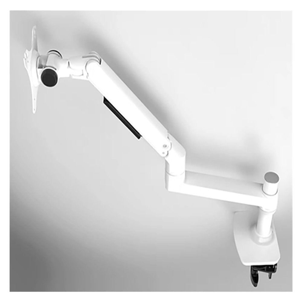 ADBWEKKF Desktop Full Motion 17-38" Monitor Holder Mount Mechanical Spring Arm Aluminum Monitor Support Loading 11kgs(V62C White)