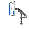 ADBWEKKF H80 17-27" Monitor Holder Arm Gas Spring Full Motion LCD TV Mount 2-9kg Dual Arm Clamp Bracket 2pc USB3.0(H80) view 2