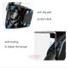 ADBWEKKF H80 17-27" Monitor Holder Arm Gas Spring Full Motion LCD TV Mount 2-9kg Dual Arm Clamp Bracket 2pc USB3.0(H80) view 3