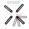 DL-AC100 VESA200 to 400X400 10-55" LCD Tv Mount Adaptor Monitor Support Extension Pad Tablet Bracketv Clamp Adaptor view 3