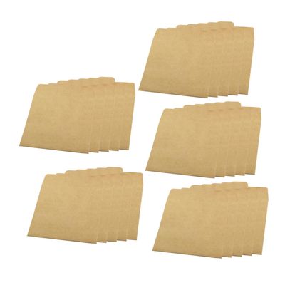 Hemobllo 25Pcs Kraft CD Envelopes Multi Function CD Storage Bags for Easy Organization and Lightweight CD Pockets to Protect Your Collection for Music Enthusiasts
