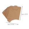 Hemobllo 25Pcs Kraft CD Envelopes Multi Function CD Storage Bags for Easy Organization and Lightweight CD Pockets to Protect Your Collection for Music Enthusiasts view 2