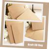 Hemobllo 25Pcs Kraft CD Envelopes Multi Function CD Storage Bags for Easy Organization and Lightweight CD Pockets to Protect Your Collection for Music Enthusiasts view 3