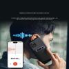 AI Voice Recorder, Voice Recorder w/Case Display Haptics, Transcribe & Summarize&Translate with AI Technology, 118 Languages Support, 64GB, Audio Recorder for Lectures, Meetings, Calls, Black view 2