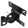 15KG Adjustable TV Wall Mount Bracket Flat Panel TV Frame Support 180 Degree Rotation for 14-27 Inch LCD LED Monitor Flat Pan(3PCS) view 4