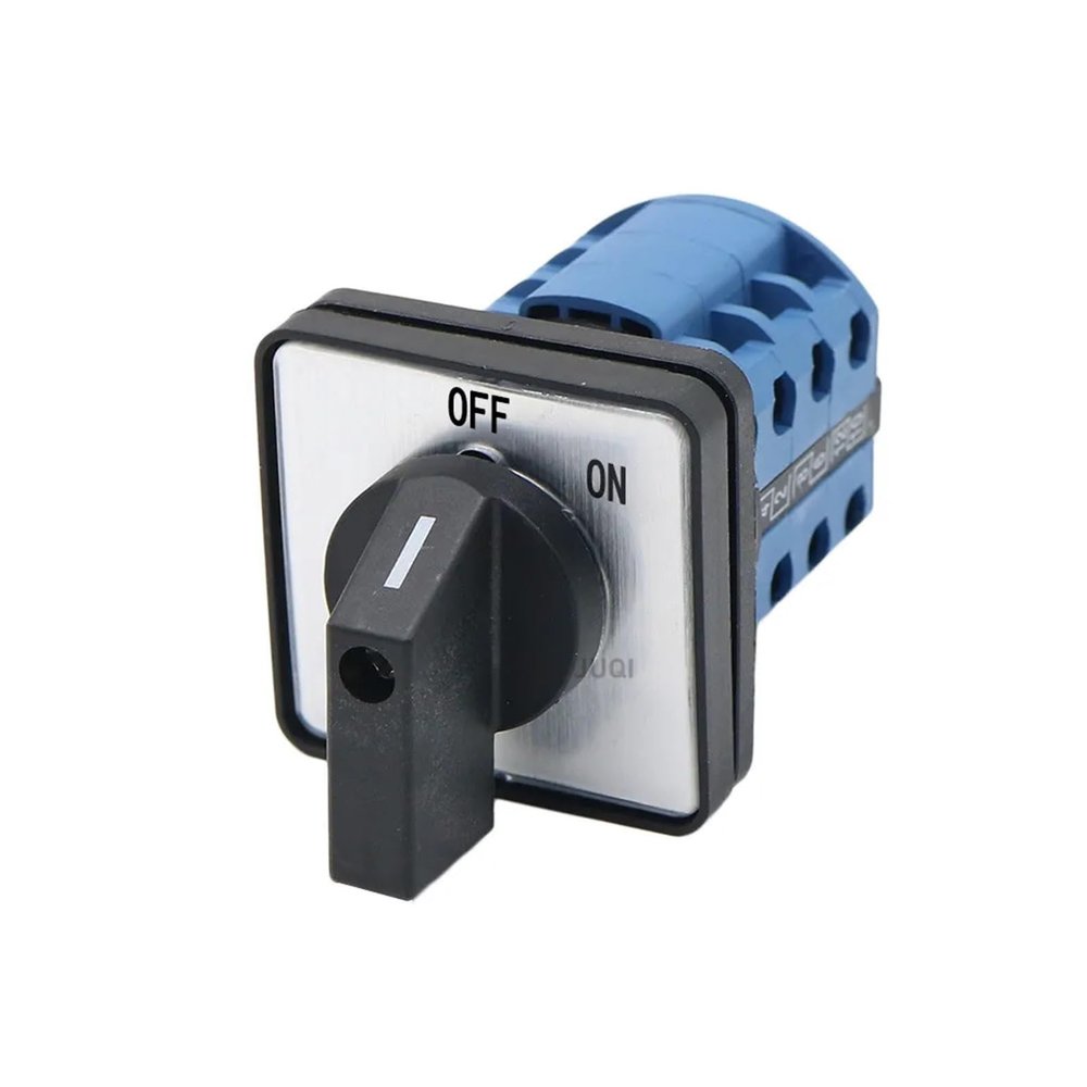 1pcs LW26-20/3 Transfer Switch 3 Floors 440V 20A On-Off Universal Rotary Selector 0-1 2Positions Cam Changeover Switch(Off-ON)