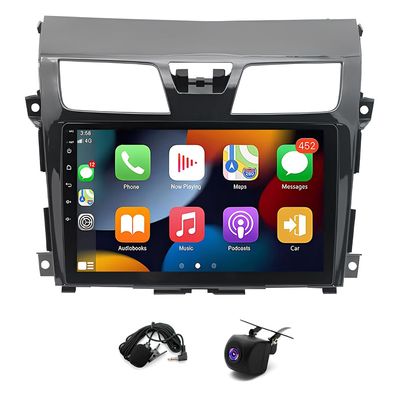 10.1 Inch Android 13 Car Stereo for Nissan Altima 2013-2018 Touch Screen Car Radio w/Carplay and Android Auto WiFi Bluetooth Navigation Backup Camera MIC -2GB+32GB