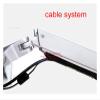7013 15-32" 17-38 Mechanic Spring Aluminum Steel LCD Monitor Mount Tv Wall Bracket Long Arm 840mm 1-10kg 3-11kg 100x100(7013II Black) view 3