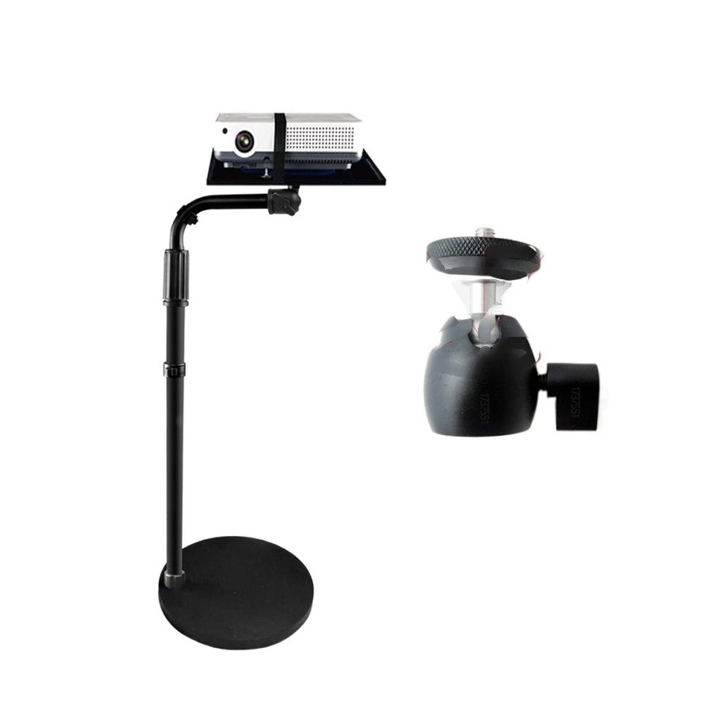 PMA-T6-85160II-P 5KG 850-1400MM Projector Monopod Stand Laptop Floor Holder Height Adjustable with Tray 39x28.5cm(PMA-T6-85160-P)