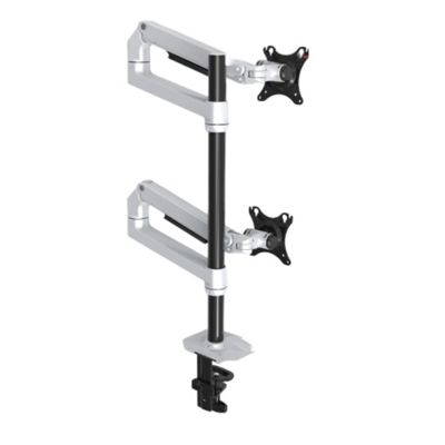 ADBWEKKF DL-8012D-II LCD Screen Desktop Full Motion 17-38" Monitor Stand Mechanical Spring Arm Aluminum Monitor Support Loading 3-11kgs(600mm Silver)