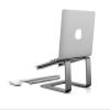 AP-9 Aluminum Alloy 11-17 Inch Notebook Laptop Stand Ergonomic Notebook Cooler Laptop Cooling Black Silver Grey(Black) view 3