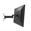 ADBWEKKF Duty 17"-27" TV Wall Mount Bracket Tilt Full Rotation LED LCD Monitor Holder Arm Bracket Max. Loading 10kgs view 2