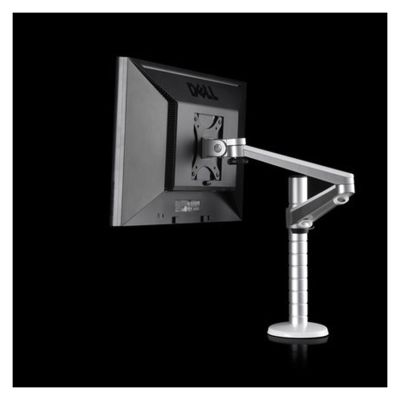 ADBWEKKF Aluminum OA-3S 10-27" 7kg Clamp Grommet Base Dual Arm Single Screen Vesa Bracket Monitor Desktop Stand 360 Rotate Tilt
