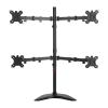 ADBWEKKF Four Screen 360 Rotate Big Base Full Motion 10"-27" 8kg LCD Tv Table Mount 4 Monitor Desktop Support Screen Bracket Stand Holder view 1