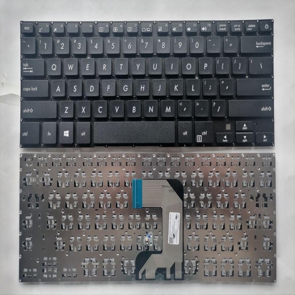 Eobruweo Laptop Replacement Keyboard US for ASUS E406 E406S E406M L406 E406MA E406S A3160 Without Frame No TrackPoint No Backlit
