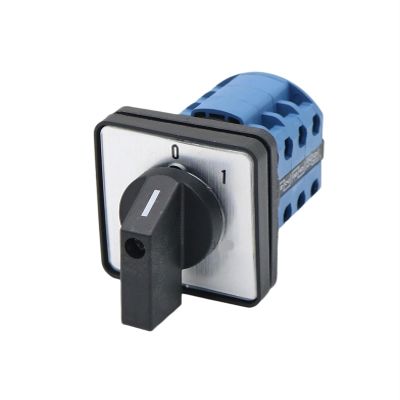 1pcs LW26-20/3 Transfer Switch 3 Floors 440V 20A On-Off Universal Rotary Selector 0-1 2Positions Cam Changeover Switch(0-1)