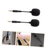 Mikinona 2pcs Tiny Microphone for Computer Bendable Condenser Mic Denoise Feature for Streaming and Gaming view 3