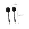 Mikinona 2pcs Tiny Microphone for Computer Bendable Condenser Mic Denoise Feature for Streaming and Gaming view 4