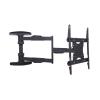 ADBWEKKF 22-55inch 3 Arms Retractable Full Motion LCD TV Wall Mounted Bracket 600mm 780mm Ultra Slim with Cable Cover MAX VESA 400x400mm(750mm) view 1