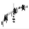 MP230GL Aluminum Alloy 15-27 Inch Triple Monitor Holder Desktop Grommet Mount Full Motion Seamless Screen Monitor Mount Bracket view 1