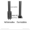 13"-27" LCD Monitor Floor Stand Sofa Side Fixed TV Mount Computer Monitor Holder Gas Spring Arm LD216A Loading 10kgs(LD216BSide Mount) view 4