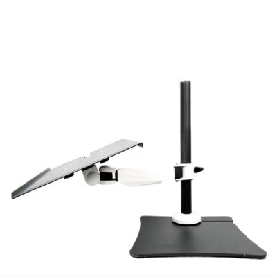 ADBWEKKF DL-T301-LP60 40CM High 10kg Big Metal Base 10"-17" Laptop Desktop Stand Notebook Pc Computer Bracket Holder Mouse(DL-T301-LP60 White)