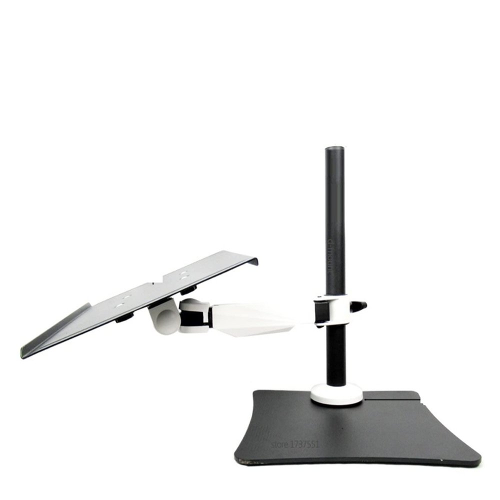 ADBWEKKF DL-T301-LP60 40CM High 10kg Big Metal Base 10"-17" Laptop Desktop Stand Notebook Pc Computer Bracket Holder Mouse(DL-T301-LP60 White)