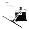 ADBWEKKF DL-T301-LP60 40CM High 10kg Big Metal Base 10"-17" Laptop Desktop Stand Notebook Pc Computer Bracket Holder Mouse(DL-T301-LP60 White) view 4