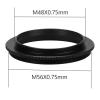 1pcs Both Side Male Thread Adapter T T2 M42 M48 M54 M56 SCT Photography Accessories M42x0.75 M48x0.75 M54x0.75(M48 to M56) view 2