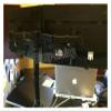ADBWEKKF MS01 Desktop Stand Full Motion 360 Degree Dual Monitor Holder 10"-27" LCD LED Monitor Mount Arm Loading 9.9kgs Each Head view 4