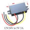 12V24V to 5V 3A Car Power Converter Mini Micro USB Step Down Voltage Power Supply Output Adapter with Reverse Protection view 2