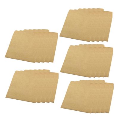 PRETYZOOM 25Pcs Portable Multi Function CD Bags Cardboard CD Envelopes for Travel Home Car Storage Protects Discs from Scratches for CD Enthusiasts