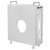 Vertical Computer Case for Mac mini M4/M4 Pro 2024 Chassis Protective Dustproof Storage Bracket DIY PC Part Support Two USB3.2 GEN2 Interface + TF +SD Interface (Silver) view 1