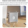 Vertical Computer Case for Mac mini M4/M4 Pro 2024 Chassis Protective Dustproof Storage Bracket DIY PC Part Support Two USB3.2 GEN2 Interface + TF +SD Interface (Silver) view 2