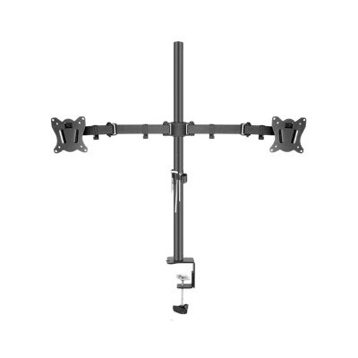 600mm T902-260Q T902-260Q Desktop Stand Full Motion 360 Degree Steel Pc Holder 10"-27" Clamp Base Monitor Mount Arm Load 15kg(Clamp Base)