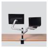 ADBWEKKF Desktop Full Motion 17-32inch Monitor Holder Mount +10-17inch Laptop Support Mechanical Spring Dual Arm Max.Loading 10kgs Each(Black 45cm Pole) view 4