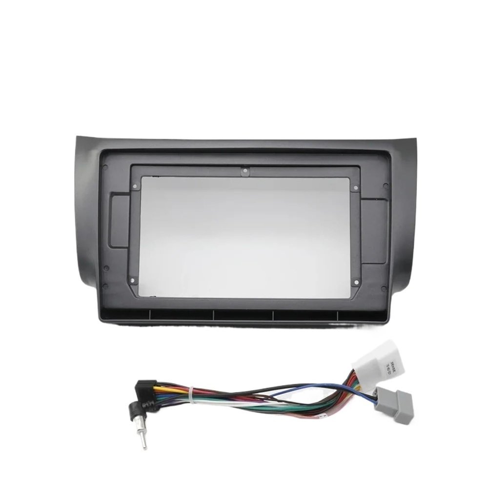 KITQLPG 2 Din 10.1 Inch Car Radio Fascia Compatible with Nissan Sentra Sylphy 2012-2019 Stereo Panel Dashboard Installation Trim Kit DVD Frame Bezel(Frame-Gray-Cord)