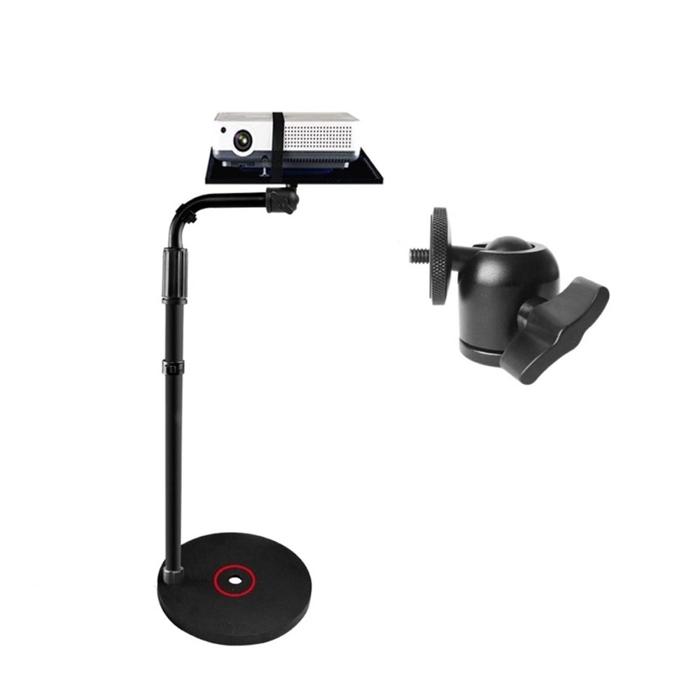 PMA-T6-85160II-P 5KG 850-1400MM Projector Monopod Stand Laptop Floor Holder Height Adjustable with Tray 39x28.5cm(PMA-T6-85160II-NP)
