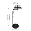 PMA-T6-85160II-P 5KG 850-1400MM Projector Monopod Stand Laptop Floor Holder Height Adjustable with Tray 39x28.5cm(PMA-T6-85160II-NP) view 2
