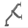 ADBWEKKF Aluminum Alloy 22"-32" Dual LCD LED Monitor Mount Gas Spring Arm Full Motion Monitor Holder Support Load 3-15 Kgs Each view 4
