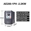 0.75 1.5 2.2kwVFD Frequency Converter Frequency Inverter 0.75 1.5 2.2kw 220V Single Phase 380V 3 Phase Inverters & Converters(1PH 220V 2.2KW) view 2